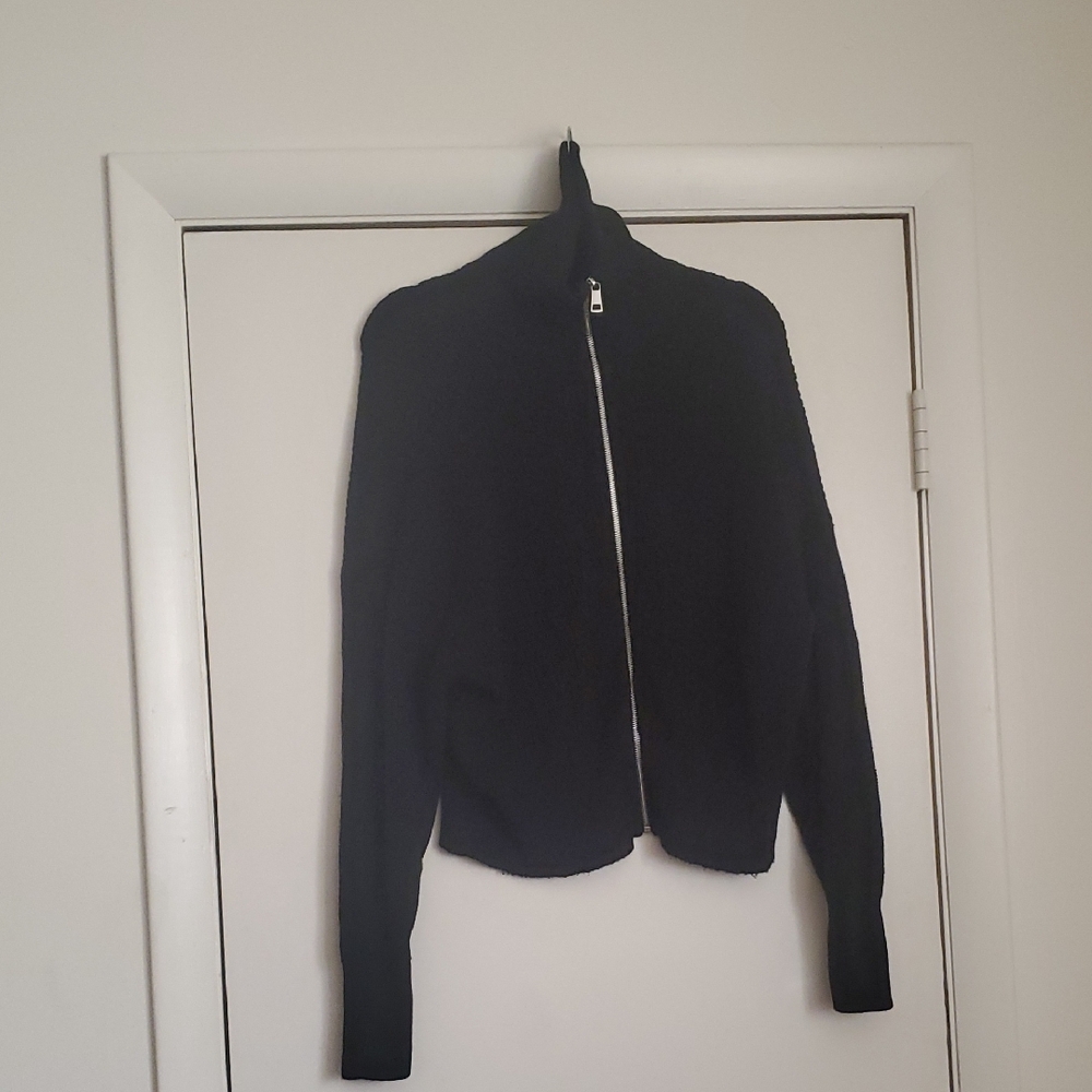 Torrid's Black Zip-Up Sweater
